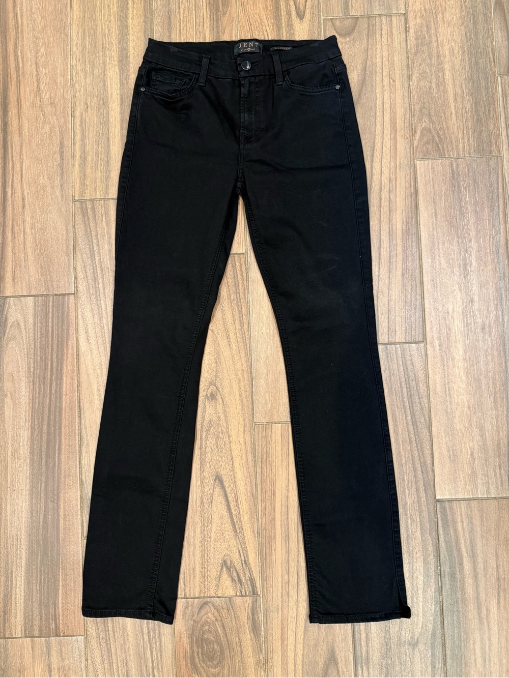 JEN 7 by 7 For All Mankind. Slim Straight Jeans Waist 14” Rise 9.5” Inseam 31” - Picture 5 of 10